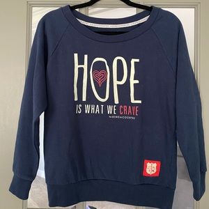 For King and Country Women’s Navy Sweatshirt